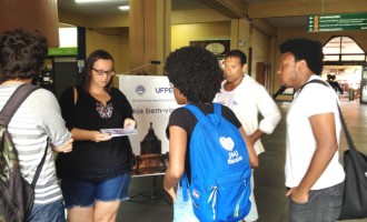 UFPEL : Ponto de apoio e recepção aos estudantes na Rodoviária