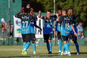 Grêmio define, com Ramiro, vitória contra o Cruzeiro em Gravataí Foto: Lucas Uebel/Divulgação 