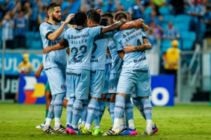 Grêmio aplica maior goleada do Gauchão, acaba com “empatite” e complica o Juventude Foto: Lucas Uebel/Grêmio  