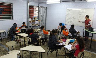 ESCOLAS : Novas salas substituirão contêineres