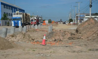 Obras do acesso sul da cidade estão aceleradas