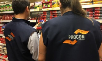 Procon e Inmetro realizam fiscalização em Supermercados