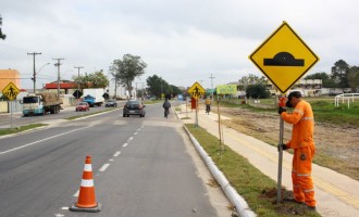 Só falta a sinalização vertical para o fim das obras na Avenida Salgado Filho