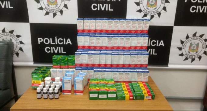 200 CAIXAS : Polícia apreende medicamentos comercializados clandestinamente