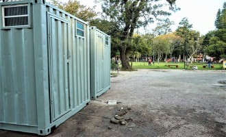 Parque da Baronesa oferece contêineres sanitários