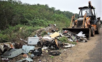 Mutirões removem mais de cem cargas de lixo