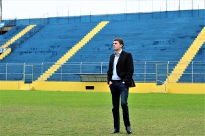 Thiago Gomes planeja trajetória longa na Boca do Lobo: constata potencial de crescimento no clube Foto: Tales Leal/AI ECP 