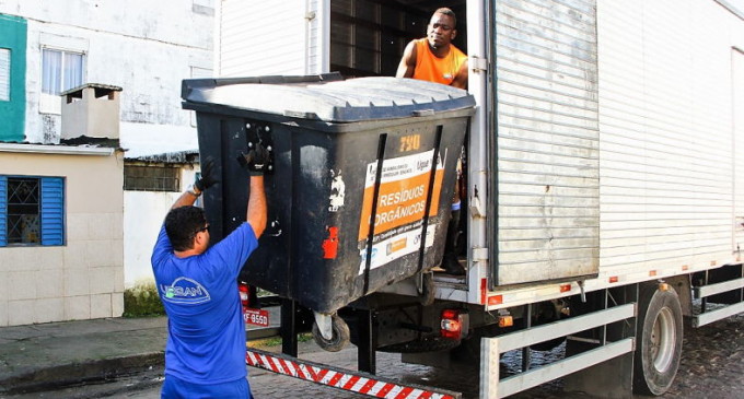 Sanep inicia troca de 850 contêineres de lixo orgânico