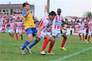 Pelotas mostra mais força competitiva, mas deixa escapar a vitória diante do Guarany e segue em situação complicada Foto: Assessoria ECP 