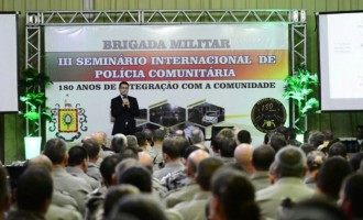 POLÍCIA COMUNITÁRIA : BM promove Seminário Internacional