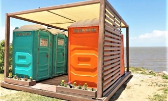 VERÃO 2018 : Banheiros já estão disponíveis na orla do Laranjal