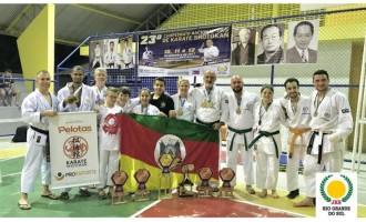 Equipe gaúcha no Brasileiro de JKS