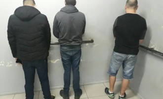 Brigada prende três acusados de  tentarem arrombar caixa eletrônico em Banco na avenida Bento Gonçalves