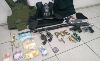 BM apreende armas, munição e coletes balísticos em Pelotas