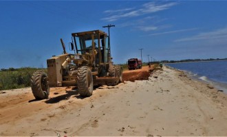 Prefeitura revitaliza a Estrada da Barra