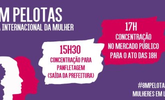 Por direitos, mulheres vão às ruas no dia 8 de março