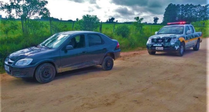 Carro roubado em São Lourenço é recuperado pela GM de Pelotas