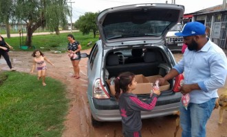 Páscoa solidária aconteceu para crianças do Navegantes 2