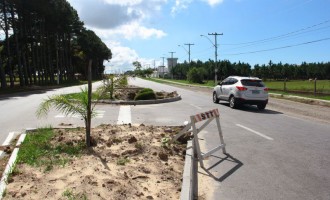 Obras da nova rótula da Adolfo Fetter são retomadas
