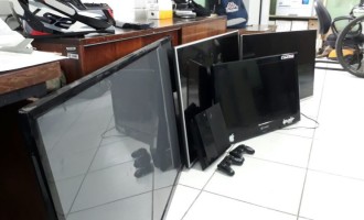 Polícia Civil recupera televisores sem procedência