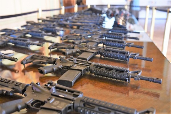 SÃO 133 armas na ofensiva contra a criminalidade Foto: Rodrigo Ziebell/SSP 