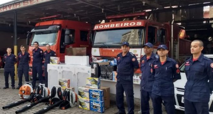 SEGURANÇA : Bombeiros recebem equipamentos