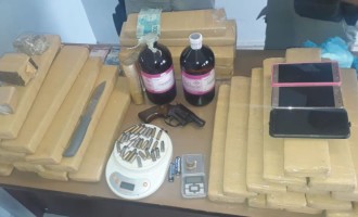 TRÁFICO : Brigada flagra casal com drogas