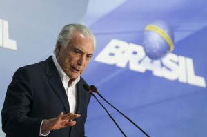 O presidente Michel Temer anuncia redução no preço do óleo diesel (Marcelo Camargo/Agência Brasil)