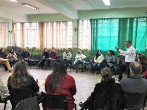 EVENTO teve troca de experiências com voluntária de Caxias do Sul