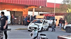 CARRO forte ia recolher malote com dinheiro de lotérica no Maxxi Atacado