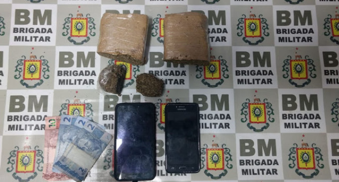 Brigada Militar prende mulher acusada de transportar maconha