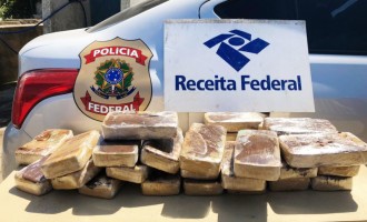 Receita e Polícia Federal apreendem 27 kg de cocaína no Chuí