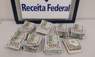 Receita Federal apreende mais de US$68 mil dólares no Chuí