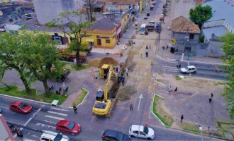 ETA SÃO GONÇALO : Obras bloqueiam trânsito na Bento