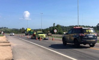 Idoso é atropelado e morre na BR-116