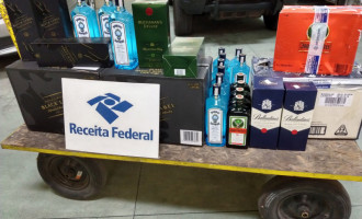 Receita Federal apreende bebidas com passageiro de ônibus intermunicipal