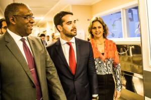 Prefeita Paula Mascarenhas e o Governador Eduardo leite prestigiam a inauguração do novo Hospital da Unimed Pelotas - Foto Michel Corvello