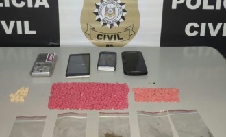 TRÁFICO : Flagrante para jovem com 400 comprimidos de Ecstasy