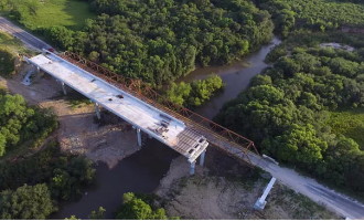 Ponte de acesso a Piratini está em fase final de construção