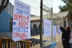 Escola da Santa Terezinha foi alvo de ataque com rojões na semana passada