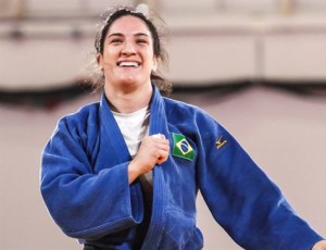 Gaúcha Mayra Aguiar, campeã mundial em 2015 e 2017 Foto: Comitê Olímpico Brasileiro