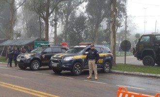 Forças de segurança realizam operação na zona de fronteira em Jaguarão
