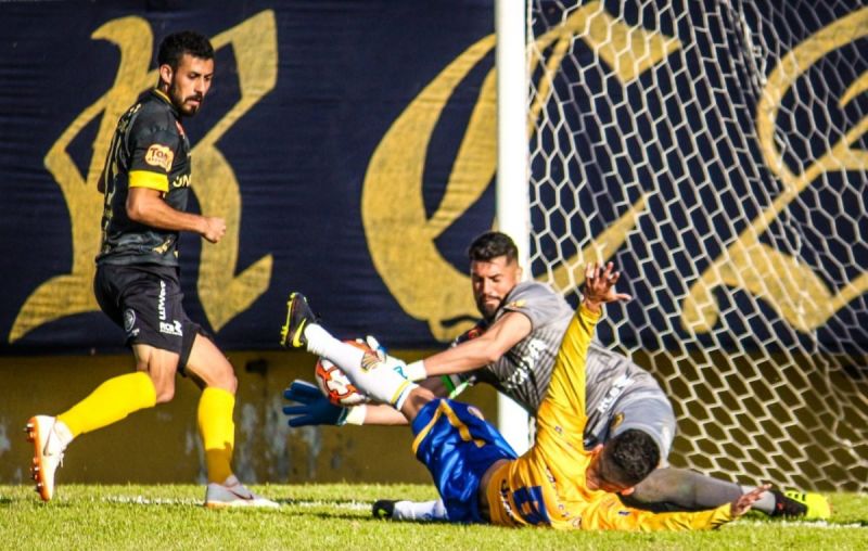 Bagé quase não atacou e Pelotas esteve perto demais do resultado positivo Foto: Tales Leal / EC Pelotas