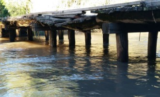 COLÔNIA ALIANÇA : Prefeitura interdita ponte para recuperação