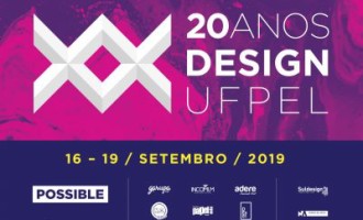 UFPEL : Design completa 20 anos com programação especial