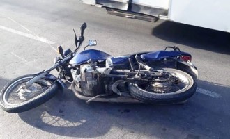 TRÂNSITO  : Morte de motociclista em colisão no centro