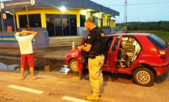 POLÍCIA RODOVIÁRIA : Motorista transitava com mais de 13 mil maços de cigarro