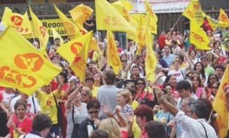 Protesto de Servidores Estaduais em Pelotas