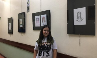 Exposição Riscos e Rabiscos no HE/UFPel