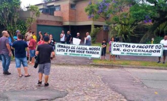 SEGURANÇA PÚBLICA  : Trabalhadores protestam contra perda de direitos